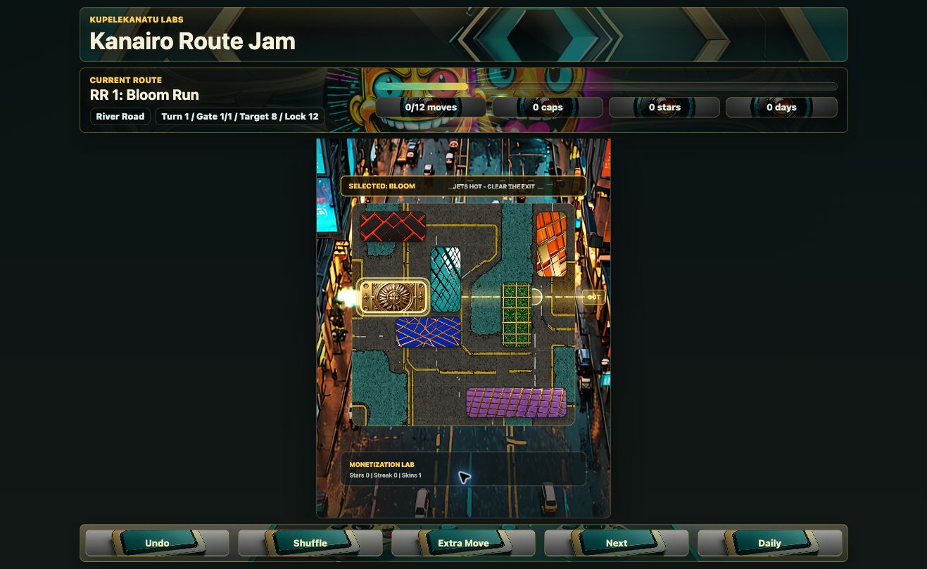 Kanairo Route Jam active board