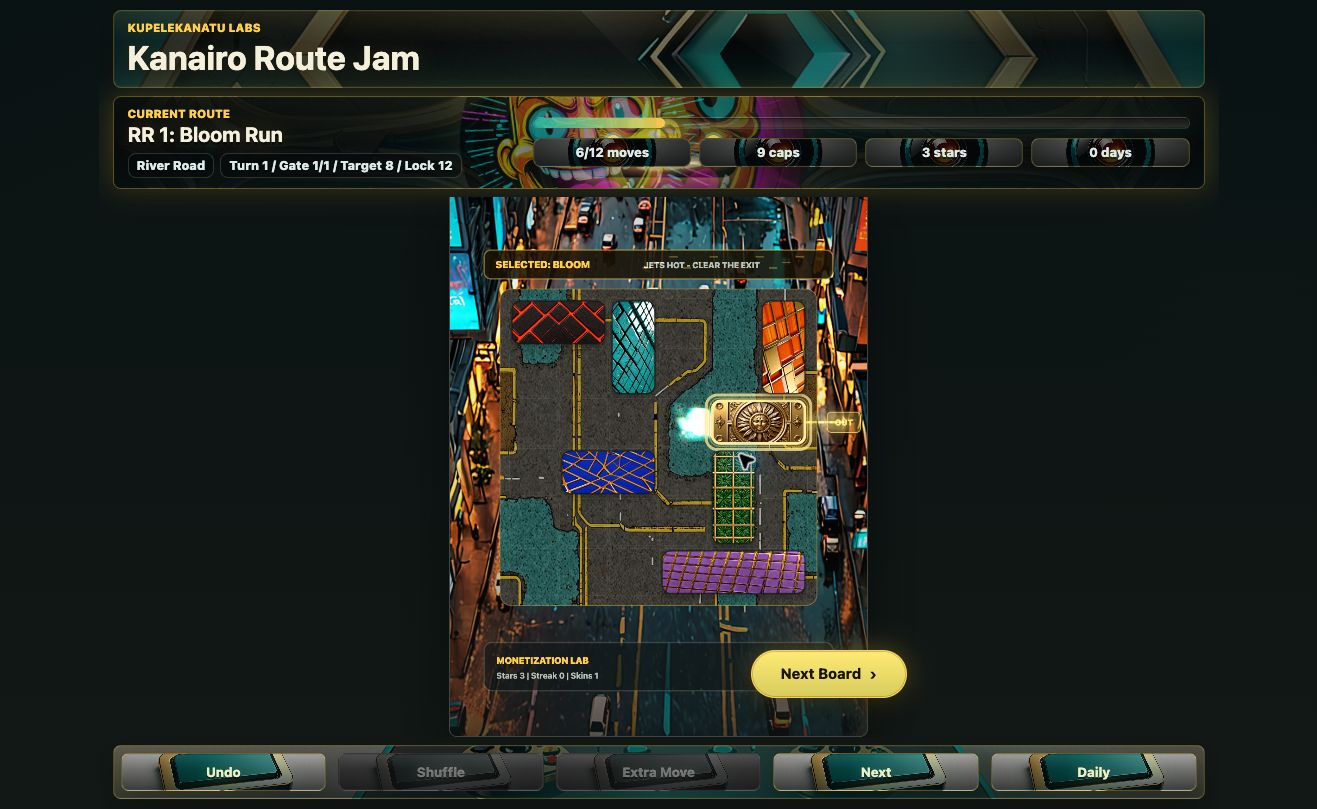 Kanairo Route Jam route cleared