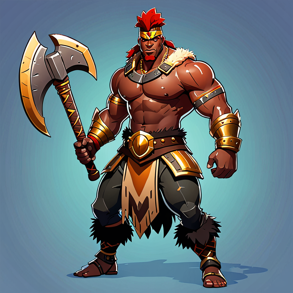 Berserker character art
