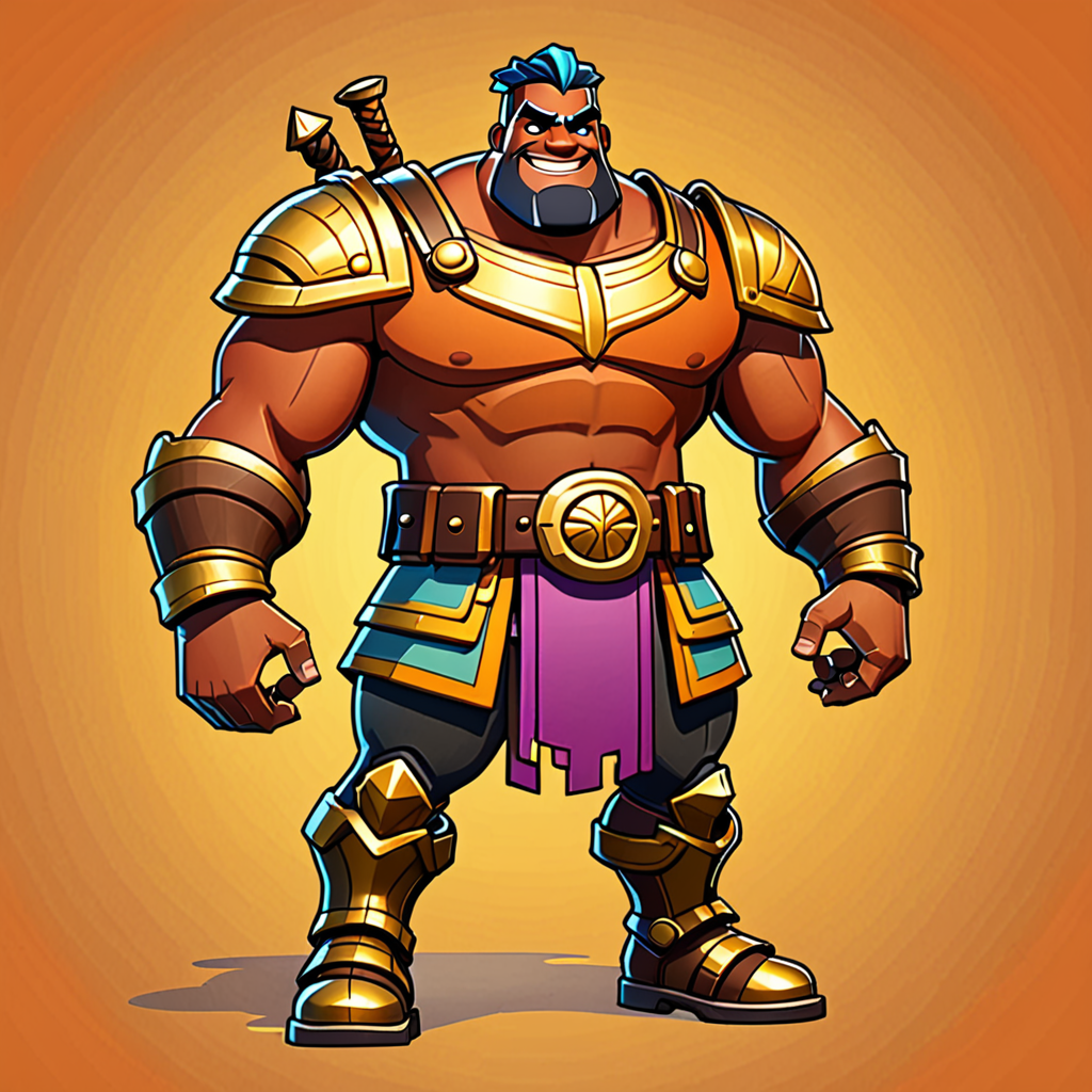 Giant character art