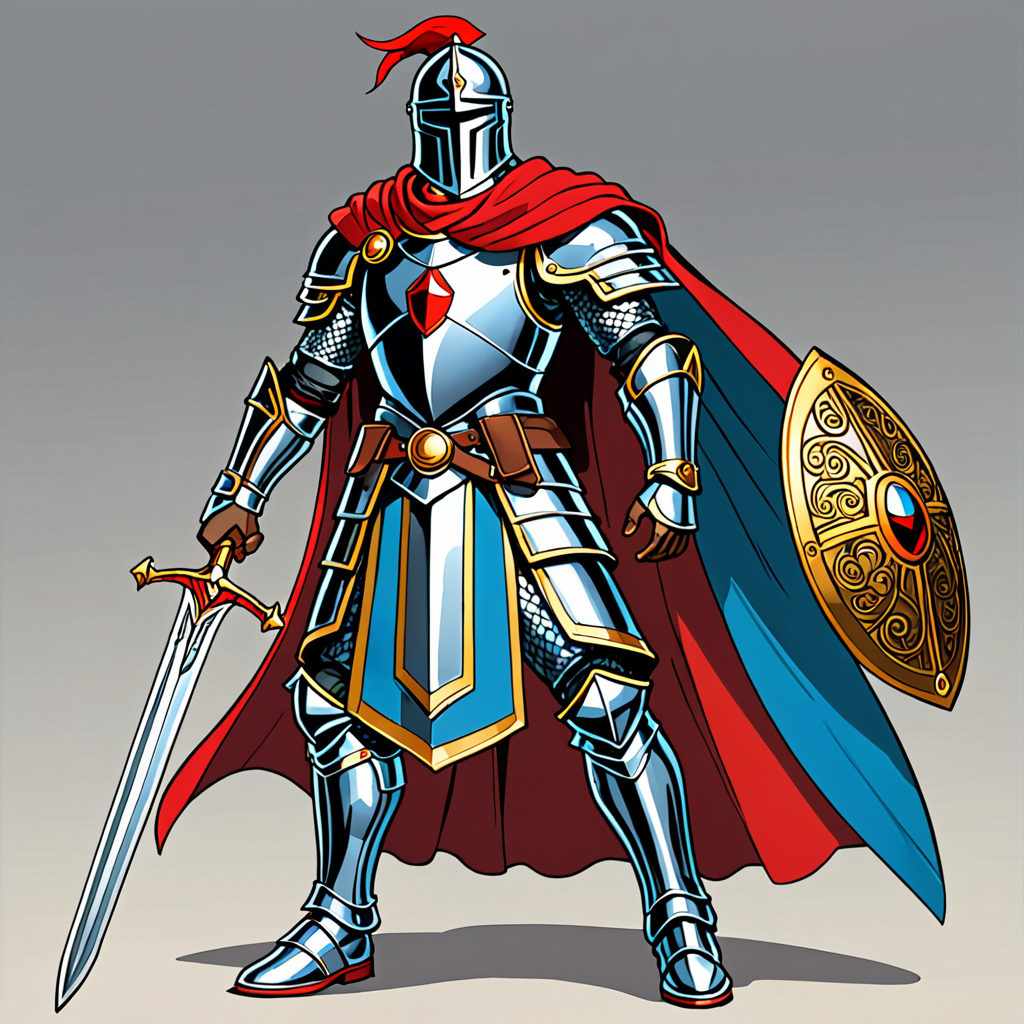 Knight character art