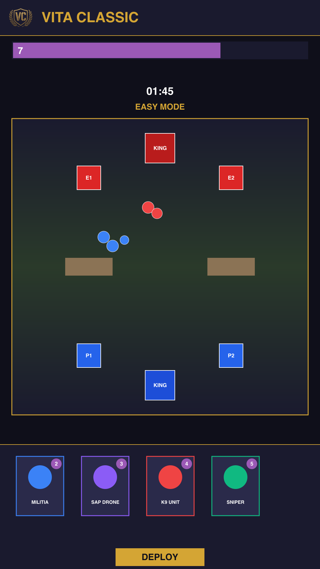 Vita Classic gameplay screenshot